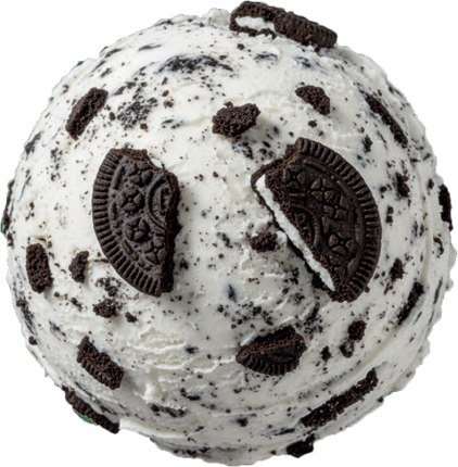 Cookies & Cream scoop
