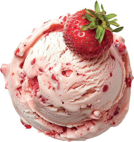 Strawberry Cheesecake scoop